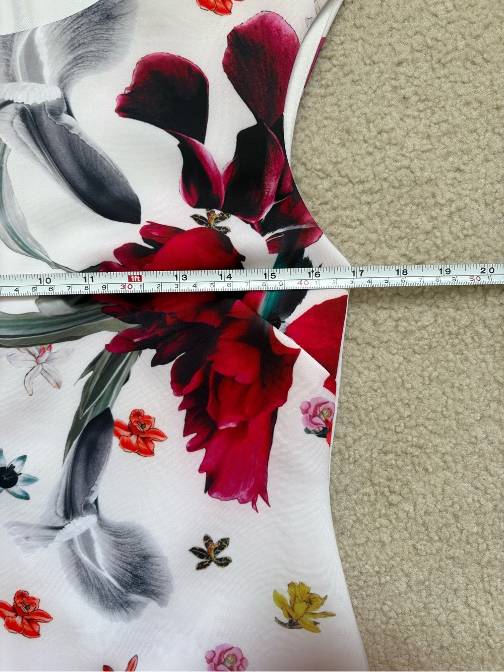 T Tahari Orchid Bloom body con sheath floral dress sz 6 romantic garden feminine - Picture 3 of 8